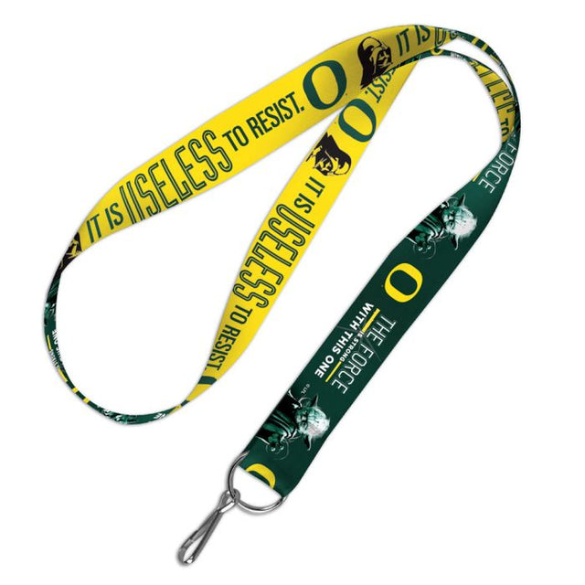 Oregon Ducks / Star Wars Darth Vader &amp; Yoda Lanyard 1"