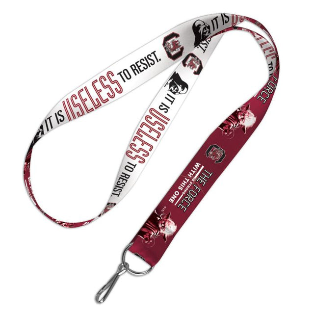 South Carolina Gamecocks / Star Wars Darth Vader &amp; Yoda Lanyard 1"