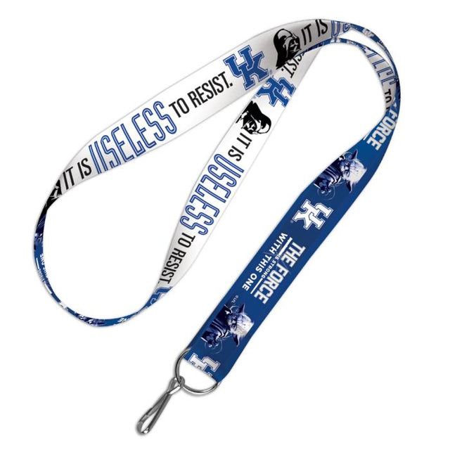 Cordón de 1 pulgada con diseño de Darth y Yoda de Star Wars de Kentucky Wildcats