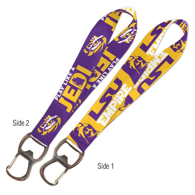 LSU Tigers / Star Wars Darth Vader &amp; Yoda Keystrap Bottle Opener