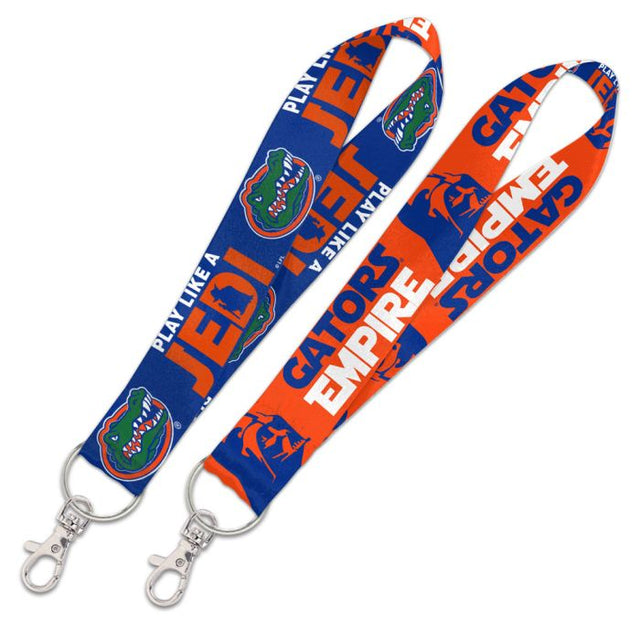 Florida Gators / Star Wars Darth Vader &amp; Yoda Lanyard Key Strap 1"