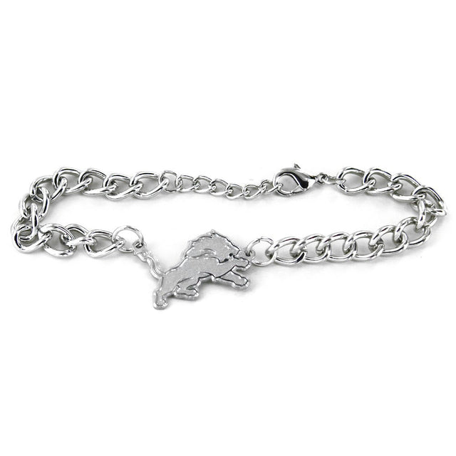 Pulsera con eslabones de cadena y logotipo de los Detroit Lions -BC-642-18