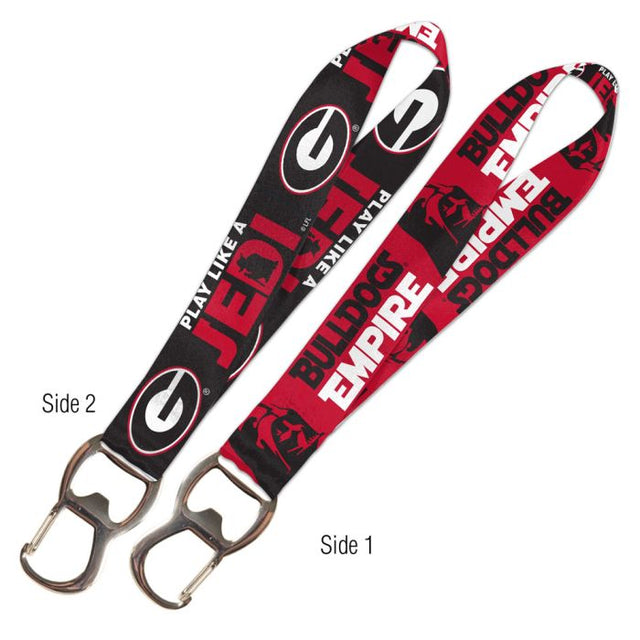 Georgia Bulldogs / Star Wars Darth Vader &amp; Yoda Keystrap Bottle Opener