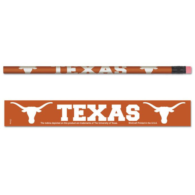 Texas Longhorns Pencil 6-pack