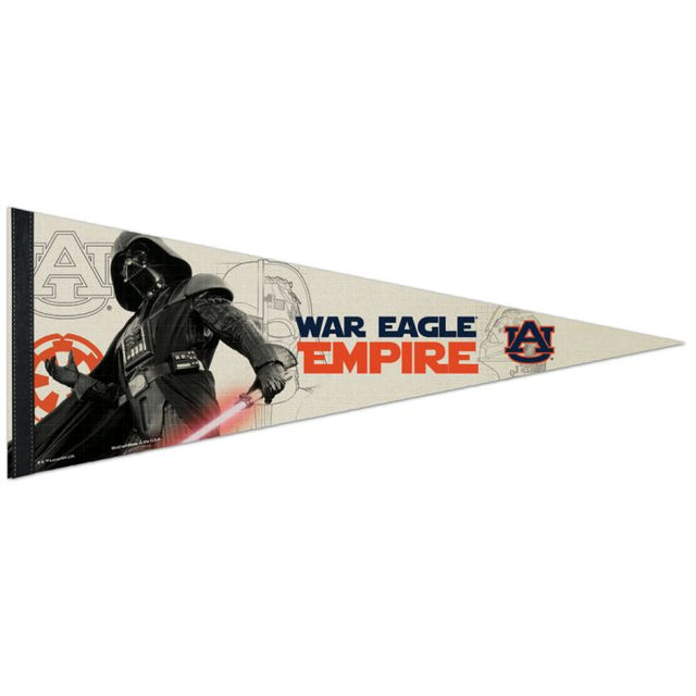 Banderín premium de Auburn Tigers / Star Wars Darth Vader de 12" x 30"