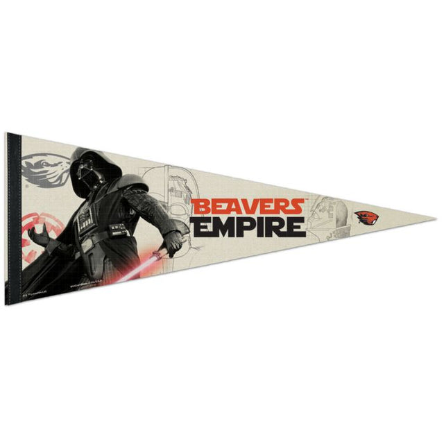 Banderín premium de Darth Vader de Star Wars de Oregon State Beavers de 12" x 30"