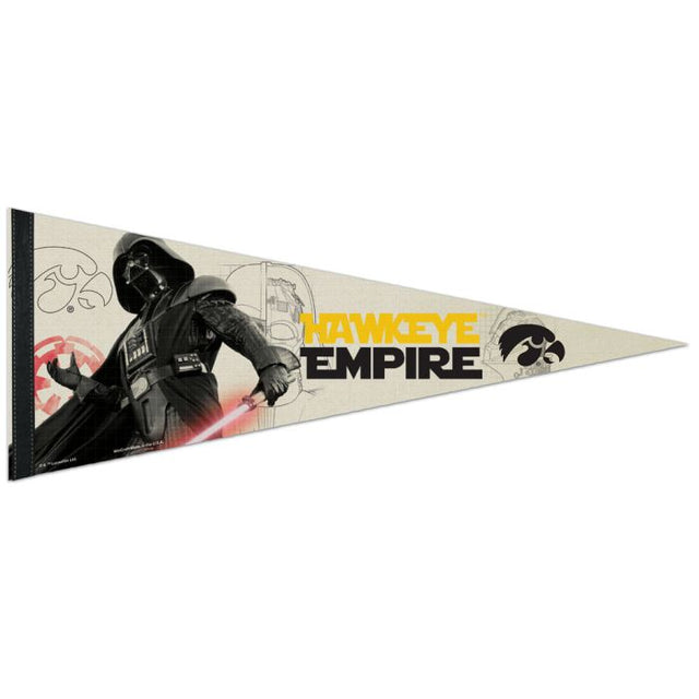 Iowa Hawkeyes / Star Wars Darth Vader Premium Pennant 12" x 30"