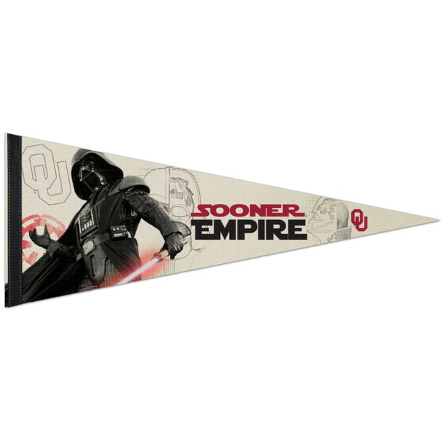 Banderín premium de Darth Vader de Star Wars / Oklahoma Sooners de 30 x 76 cm