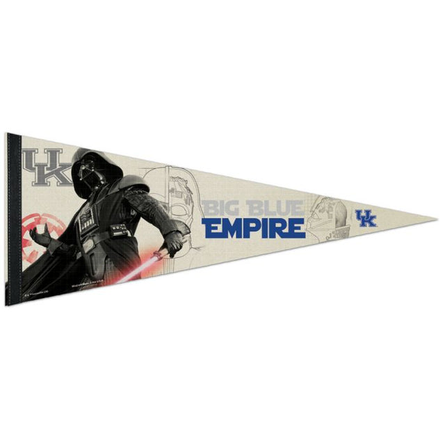 Banderín premium de Kentucky Wildcats / Star Wars Darth Vader de 12" x 30"