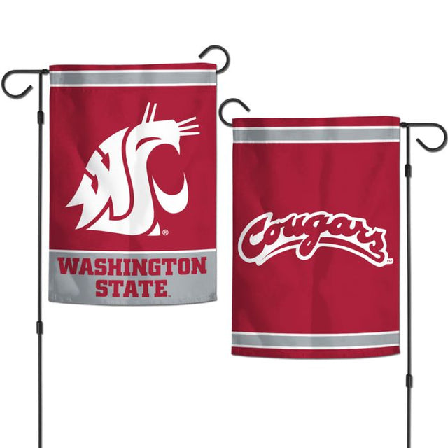 Washington State Cougars Garden Flags 2 sided 12.5" x 18"