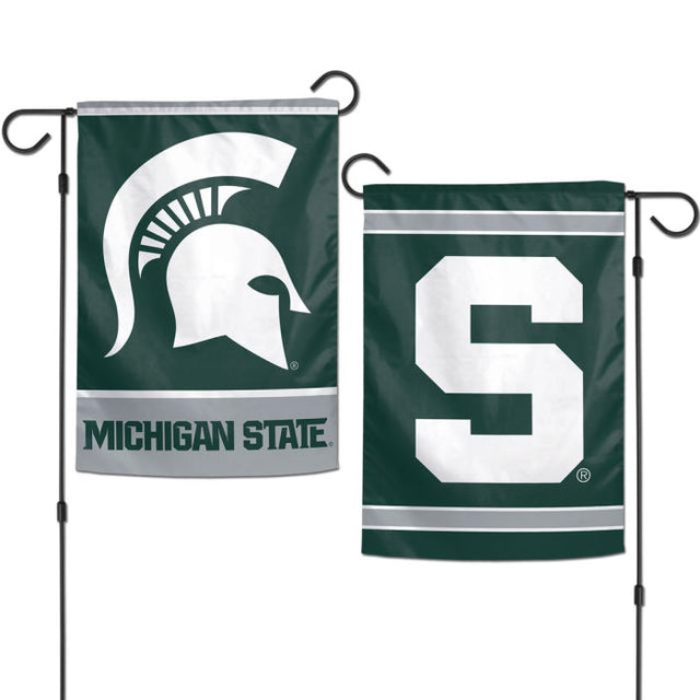 Michigan State Spartans Garden Flags 2 sided 12.5" x 18"