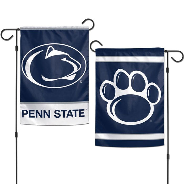 Banderas de jardín de los Penn State Nittany Lions de 2 lados, 12,5" x 18"