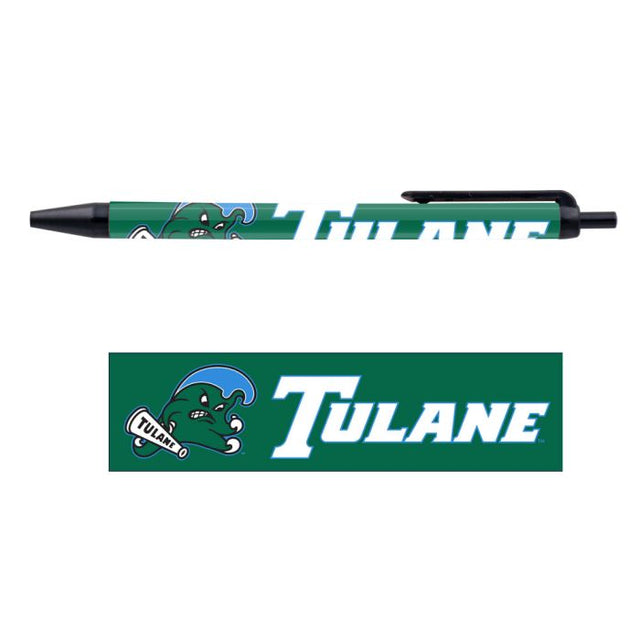 Tulane Green Wave Pens 5-pack