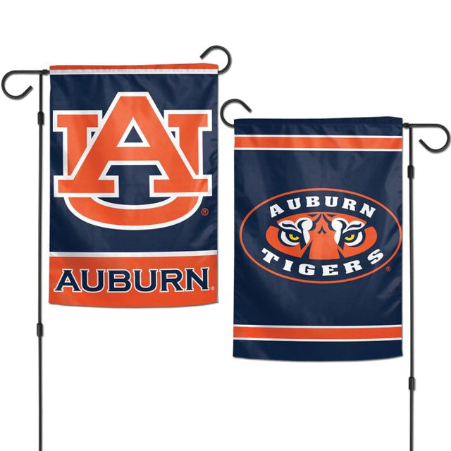 Banderas de jardín de Auburn Tigers de 2 lados, 12,5" x 18"