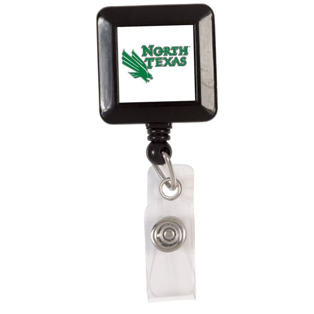 North Texas Mean Green Retractable Badge Holder