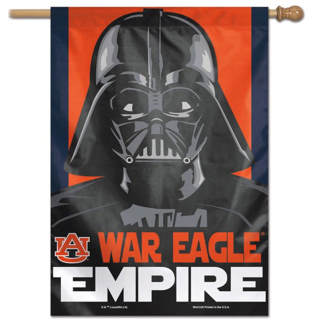 Bandera vertical de Auburn Tigers / Star Wars, Star Wars, Vader, 28" x 40"