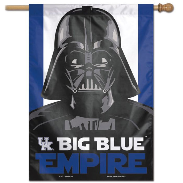 Kentucky Wildcats / Star Wars DARTH VADER Vertical Flag 28" x 40"