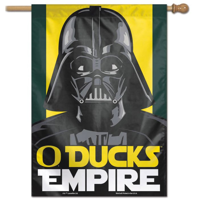 Oregon Ducks / Star Wars DARTH VADER Vertical Flag 28" x 40"