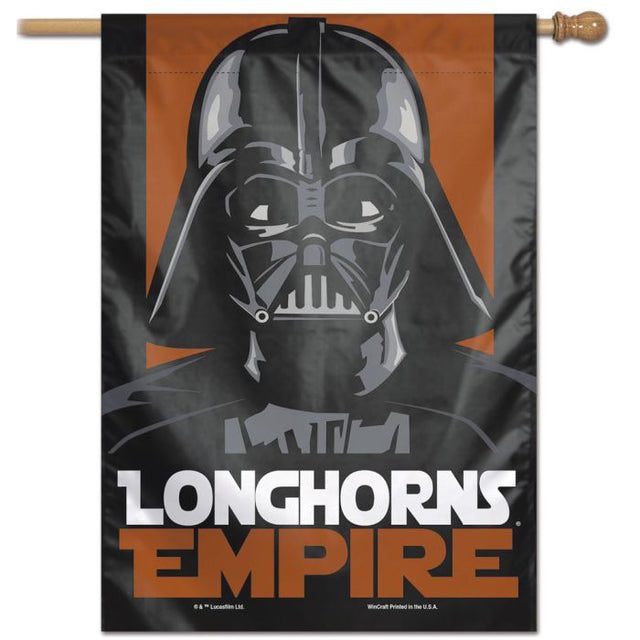 Texas Longhorns / Star Wars DARTH VADER Vertical Flag 28" x 40"