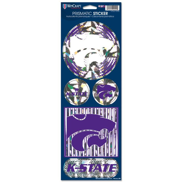 Kansas State Wildcats Prismatic Decal 4" x 11"