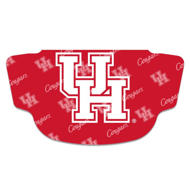 Cubrebocas con máscara de fanático de los Houston Cougars