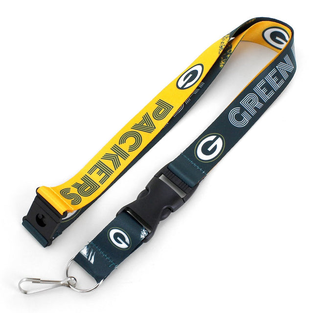 Cordón con diseño de degradado cruzado de los Green Bay Packers -LN-602-19