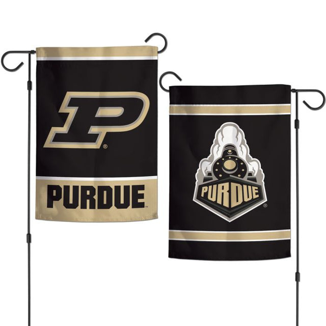 Banderas de jardín de Purdue Boilermakers de 2 lados, 12,5" x 18"