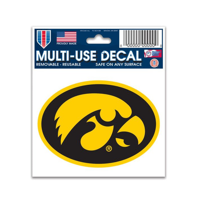 Calcomanía multiusos de Iowa Hawkeyes de 3" x 4"