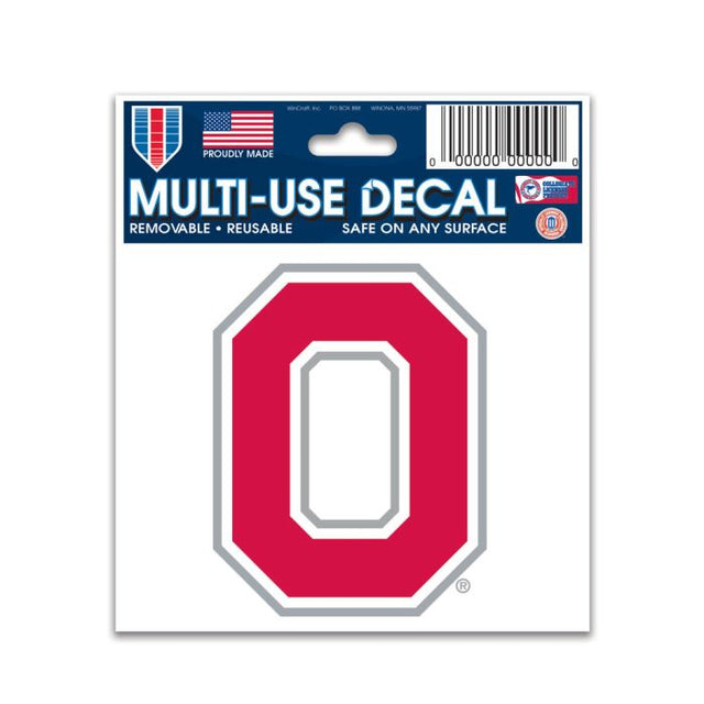 Calcomanía multiusos de Ohio State Buckeyes de 3" x 4"