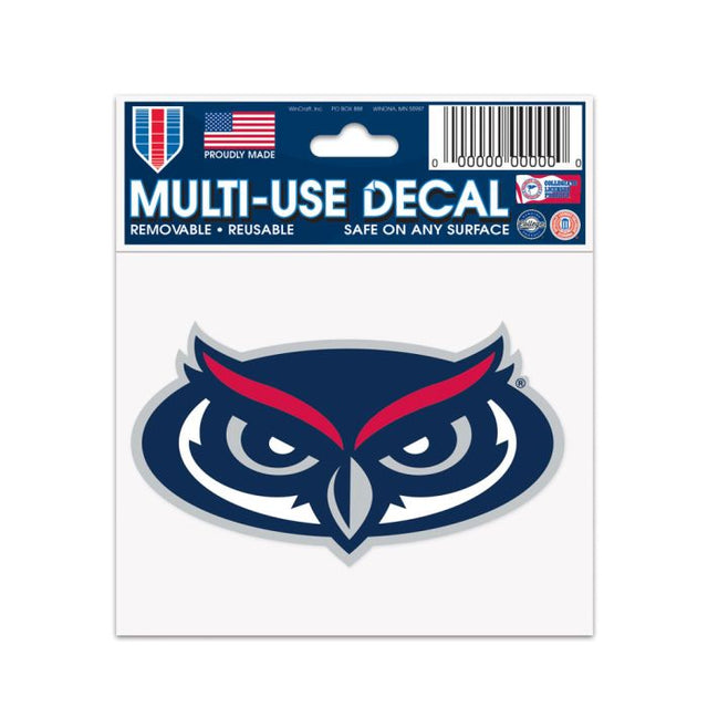 Florida Atlantic Owls Multi-Use Decal 3" x 4"