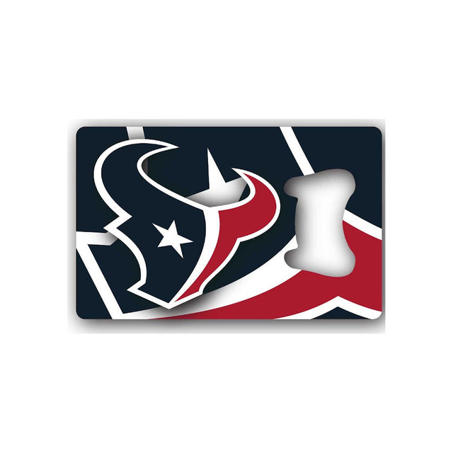 Imán para abrir botellas con forma de tarjeta de crédito de los Houston Texans -BK-1179-32