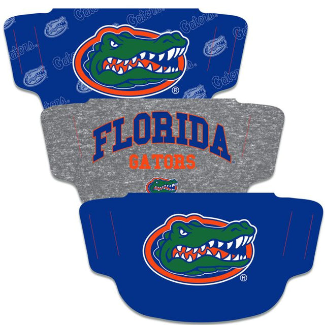 Florida Gators Fan Mask Face Cover 3 Pack