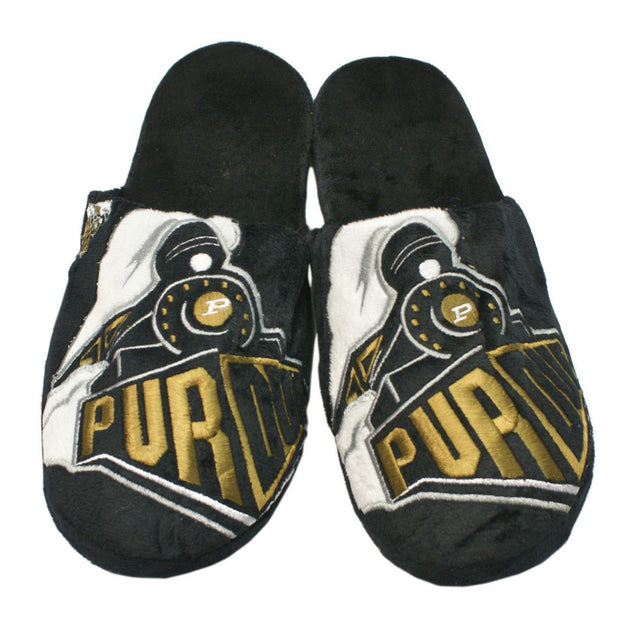 Pantuflas Purdue Boilermakers para hombre con logotipo grande (1 par), talla XL