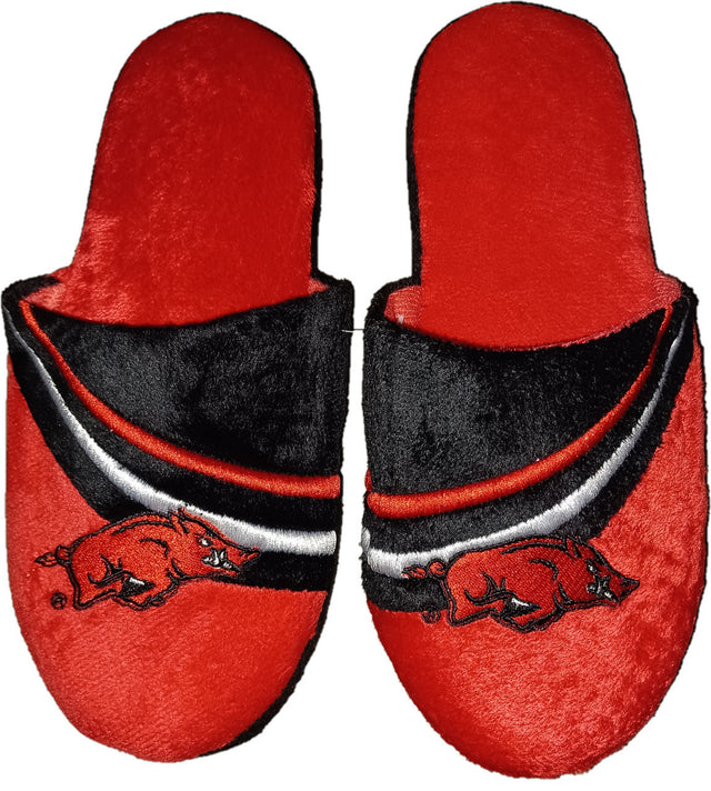 Zapatillas de deporte Arkansas Razorbacks con rayas y logotipo grande (1 par) - XL