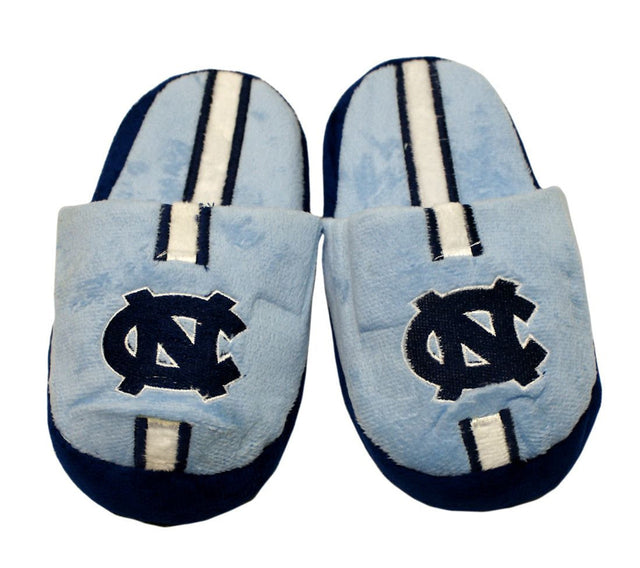 Pantuflas North Carolina Tar Heels para jóvenes, talla 7-8, rayas (1 par), talla XL