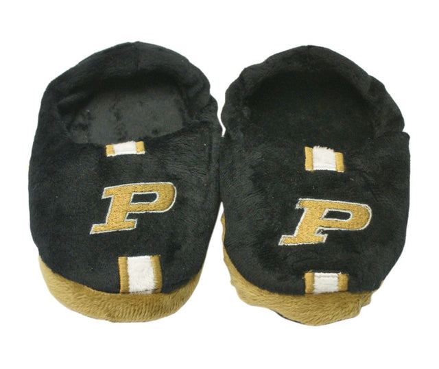 Pantuflas Purdue Boilermakers, para jóvenes, talla 4-7, 13-1, rayas (1 par), XL