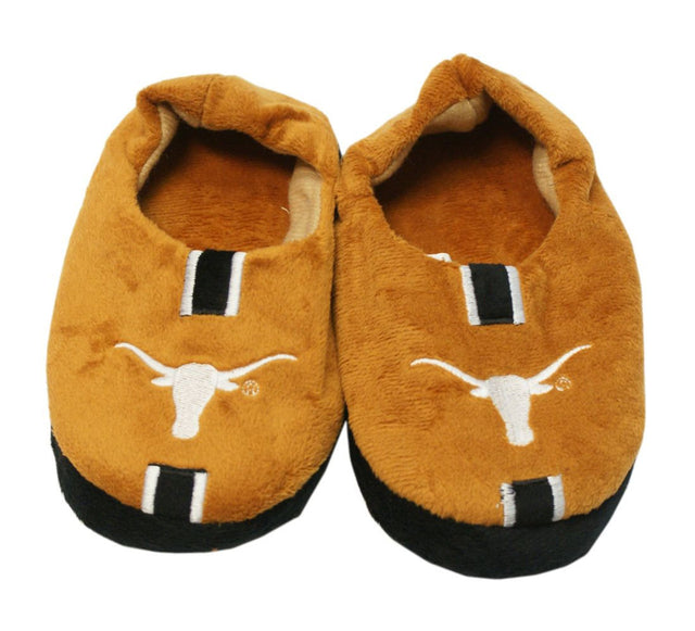 Pantuflas Texas Longhorns, para jóvenes, talla 4-7, 13-1, rayas (1 par), XL