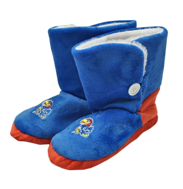 Kansas Jayhawks Slipper - Women Boot - (1 Pair) - L