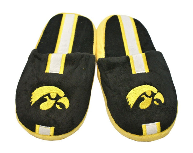 Iowa Hawkeyes Slipper - Youth 8-16 Size 7-8 Stripe - (1 Pair) - XL