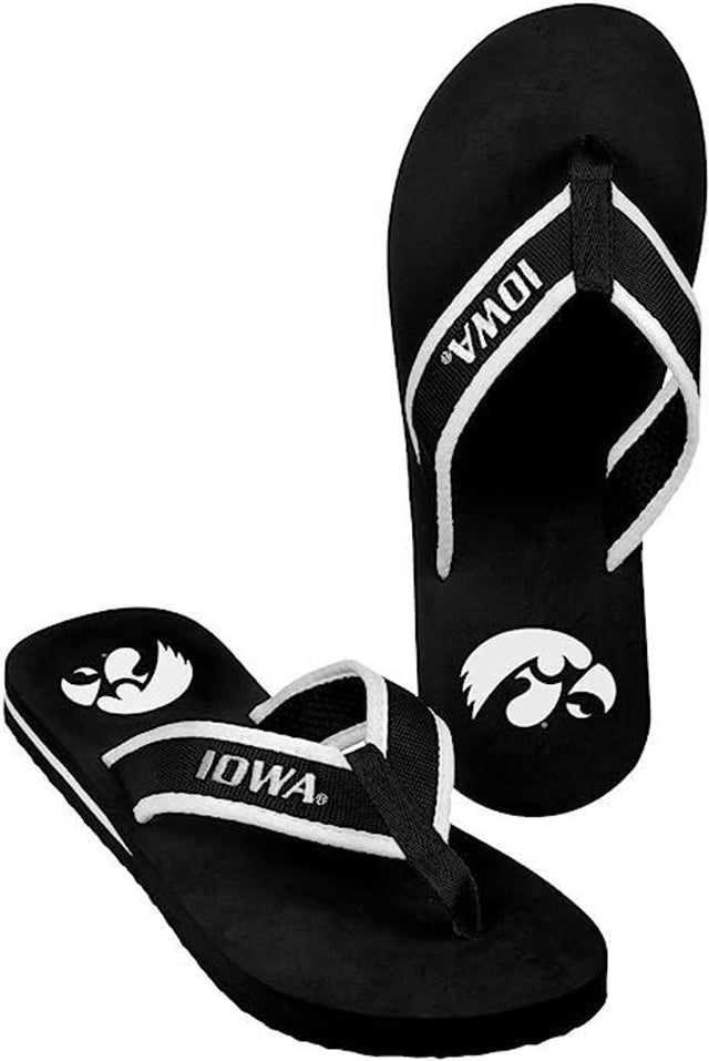 Chanclas Iowa Hawkeyes para hombre, talla XL (1 par)