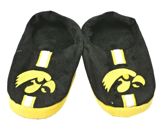 Iowa Hawkeyes Slipper - Youth 4-7 Size 13-1 Stripe - (1 Pair) - XL