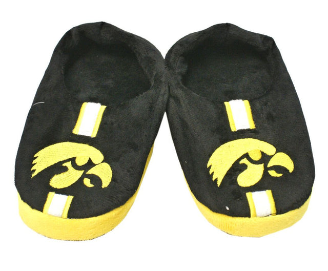 Iowa Hawkeyes Slipper - Youth 4-7 Size 11-12 Stripe - (1 Pair) - L