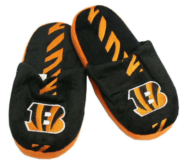 Zapatillas de los Cincinnati Bengals, para jóvenes, talla 8 a 16, rayas, talla 7 a 8 (1 par), XL