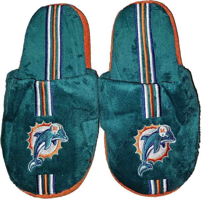 Zapatillas de deporte de los Miami Dolphins, para jóvenes, talla 7-8, rayas, 8-16 (1 par), XL