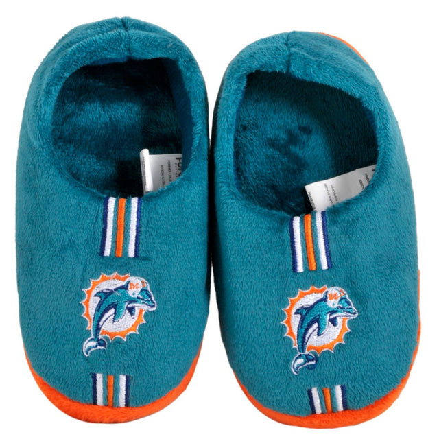 Zapatillas de deporte de los Miami Dolphins, para jóvenes, talla 4-7, 13-1, rayas (1 par), XL