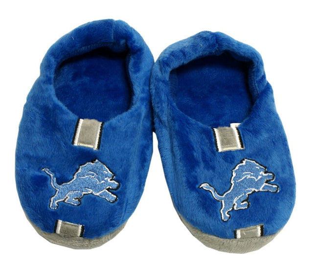 Detroit Lions Slipper - Youth 4-7 Size 11-12 Stripe - (1 Pair) - L