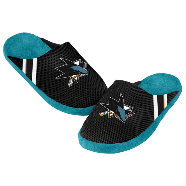 Pantuflas de San Jose Sharks - Jersey Slide - (1 par) - XL