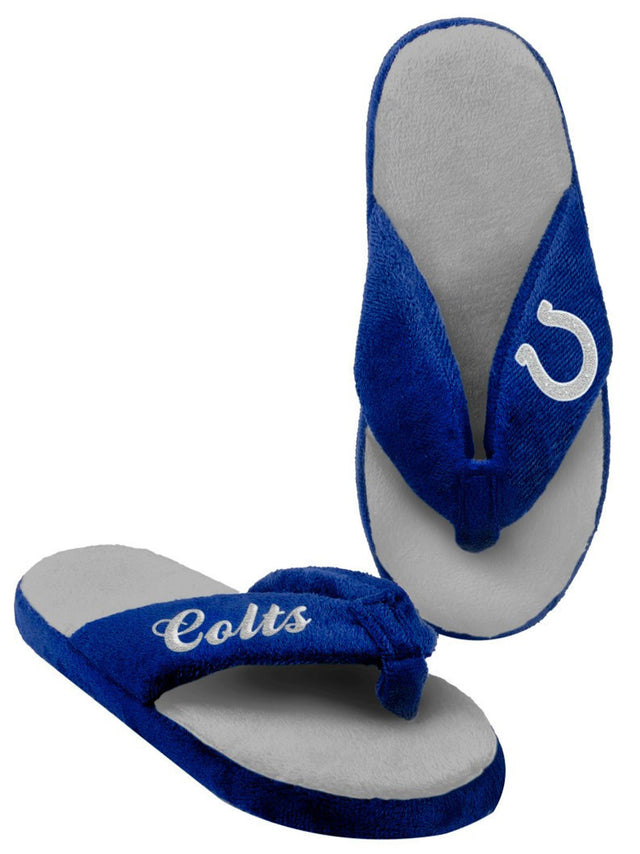 Chanclas tipo chanclas para mujer de los Indianapolis Colts (1 par), talla XL