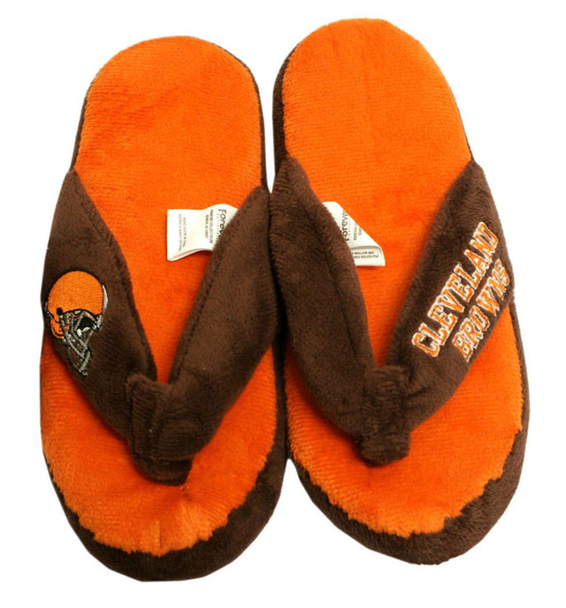 Chanclas de dedo para mujer Cleveland Browns Slipper (1 par) - XL