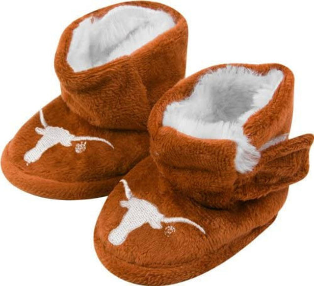 Pantuflas Texas Longhorns - Bota alta para bebé - 12 a 24 meses - XL